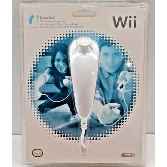 🔥New Sealed🔥 Authentic Original Nintendo Wii Remote Nunchuck Controller OEM - Picture 5 of 5